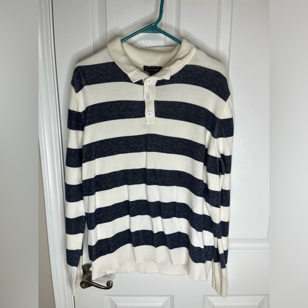 Black and white Express Sweater